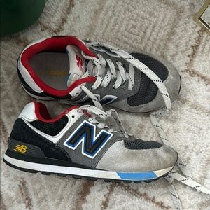 New Balance Kids Shoes - Black and Blue